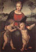 RAFFAELLO Sanzio The virgin mary  and John Sweden oil painting artist